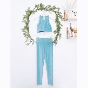 Aerie Chill Corduroy Bralette and Legging Set